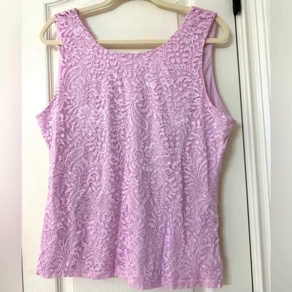 New Mesh Overlay Lace Top Size Venus - XL - Picture 2 of 2